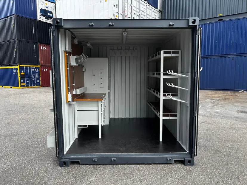 10ft Workshop Shipping Container - Afbeelding 6