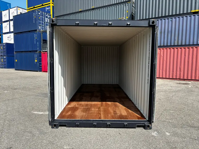 20ft New Shipping Container Grey - Afbeelding 2