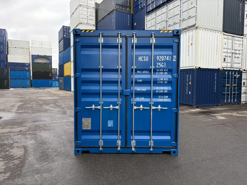 20Ft High Cube Shipping Container Blue - Afbeelding 5