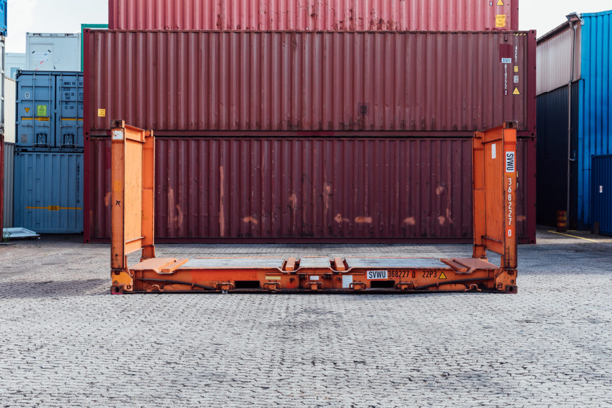 20ft Used Flat-Rack Container - Afbeelding 2