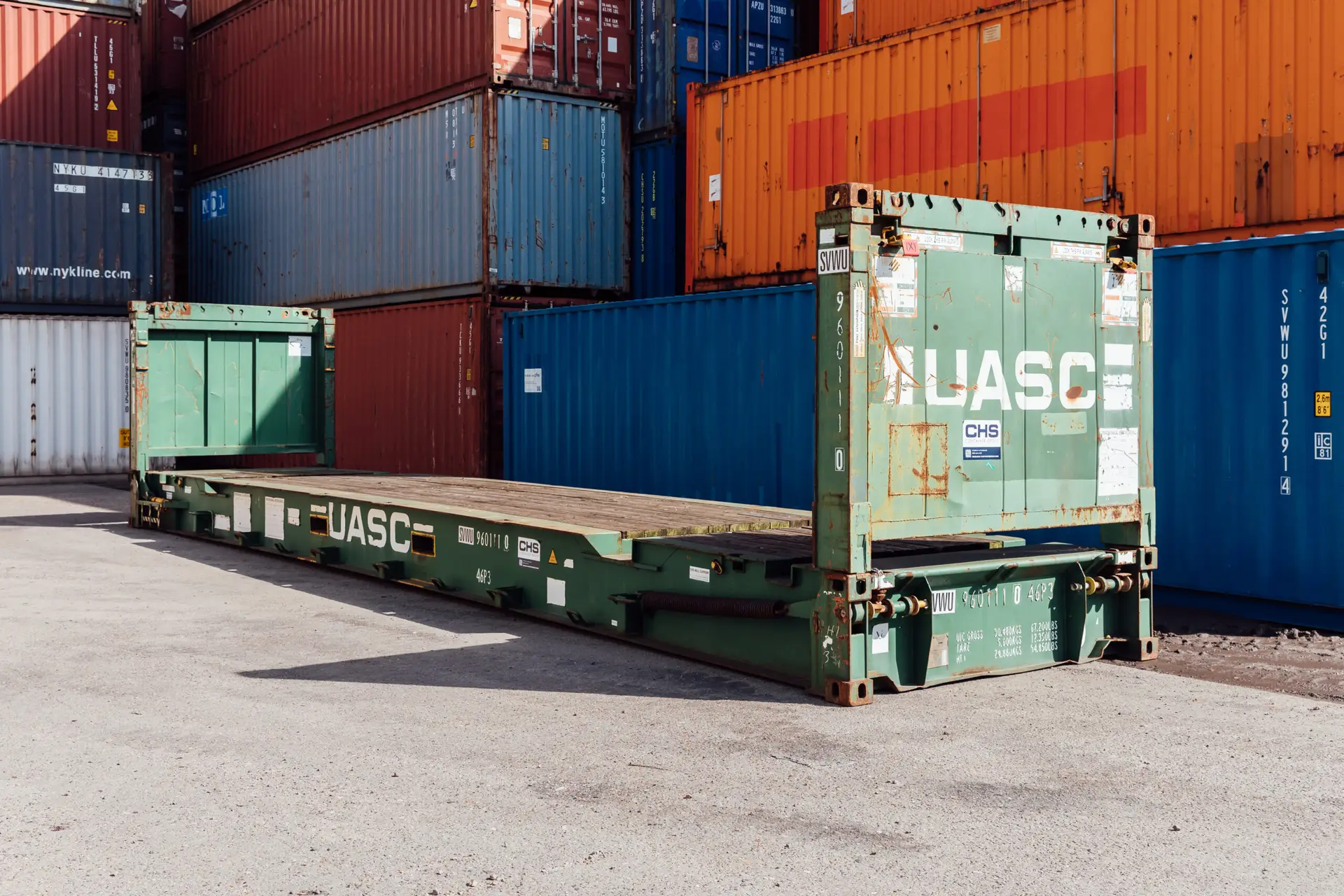 40ft Used Flat Rack Containers For Sale - Afbeelding 8