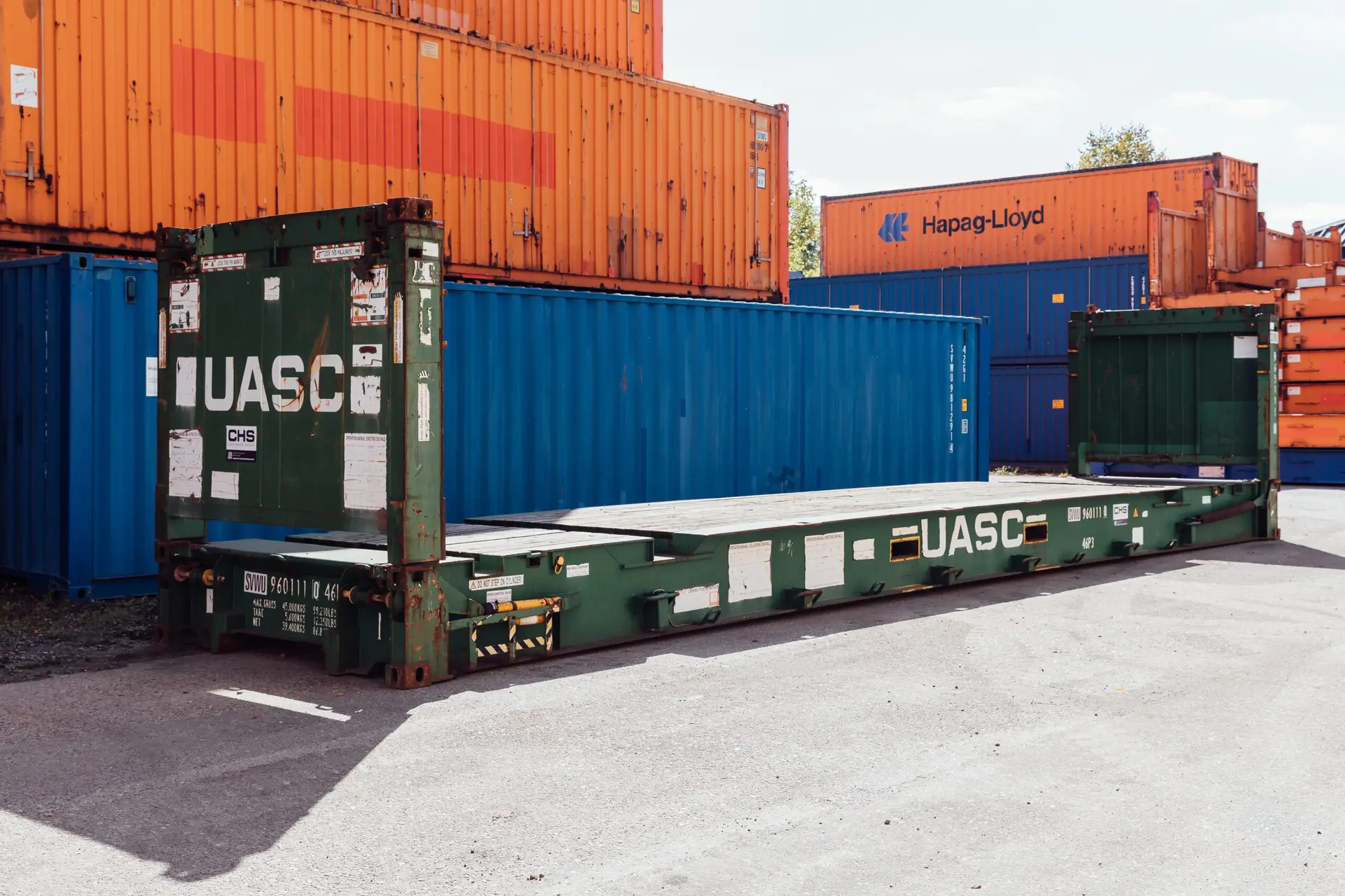 40ft Used Flat Rack Containers For Sale - Afbeelding 2