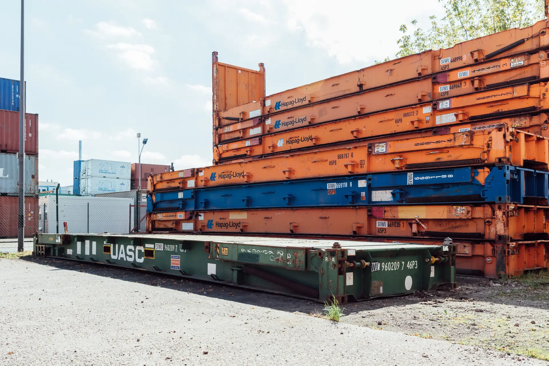 40ft Used Flat Rack Containers For Sale - Afbeelding 6