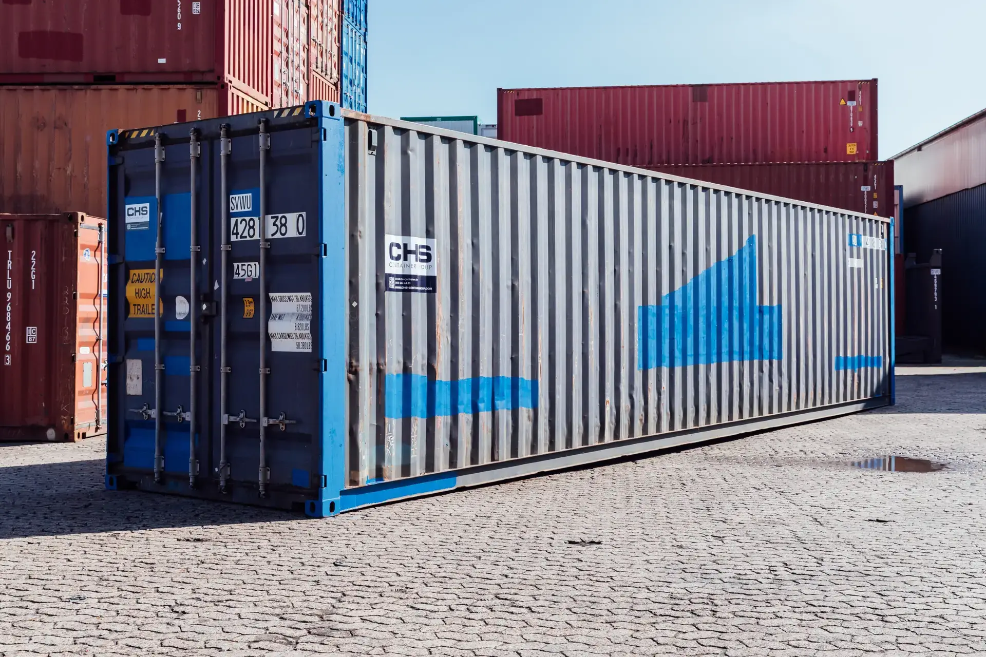 40ft High Cube Used Shipping Containers For Sale - Afbeelding 8
