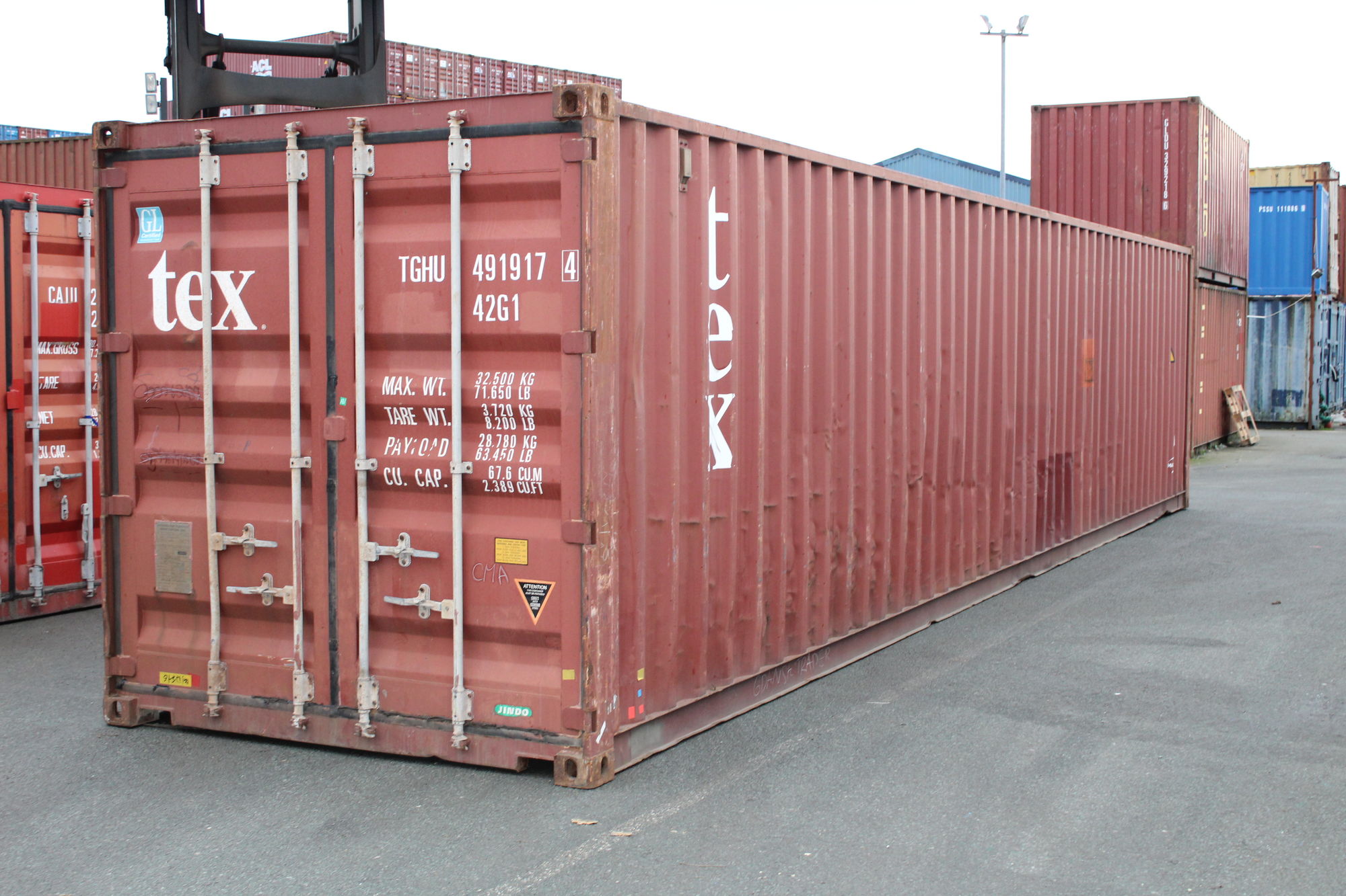 Used 40ft Shipping Containers For Sale 40ft S2 Doors - Afbeelding 7