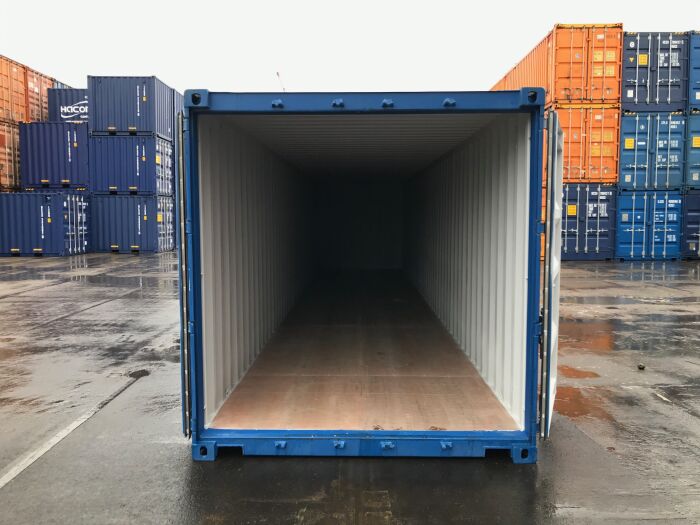 40Ft Standard Shipping Container Blue - Afbeelding 2